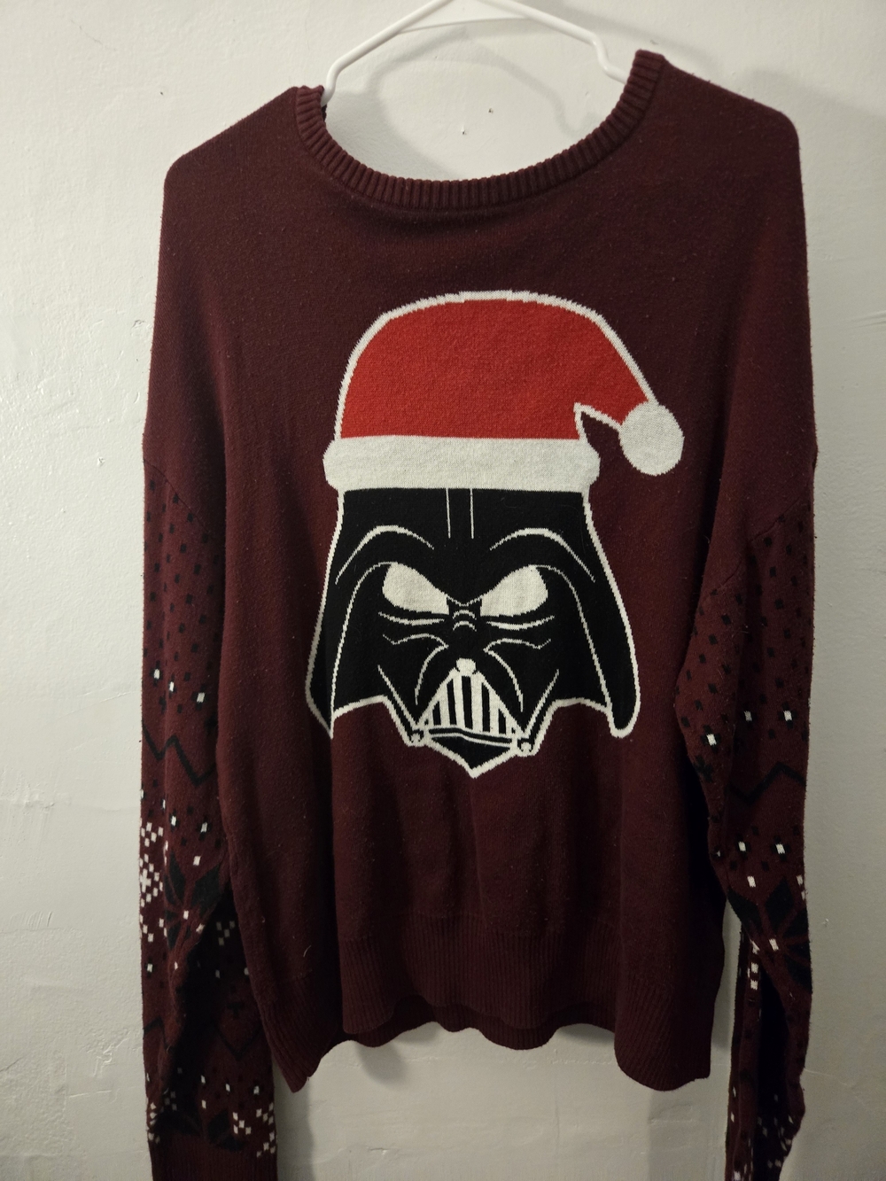 Men's Holiday Darth Vader Sweater